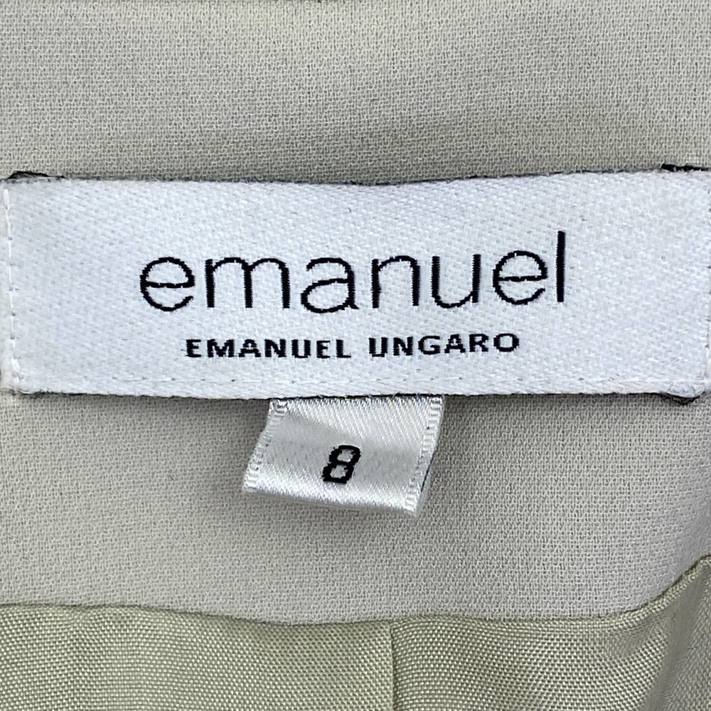 EMANUEL Single Button Beige Blazer Jacket - Picture 10 of 13